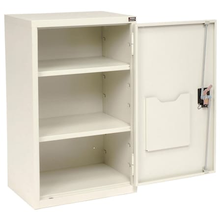 Global Industrial Assembled Wall Storage Cabinet, 19-7/8 x 14-1/4 x 32-3/4, White 269877WH